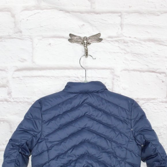 *Vineyard Vines Kids Navy Nylon Lined Full Zip Puffer Down Winter Jacket Size - Picture 5 of 9